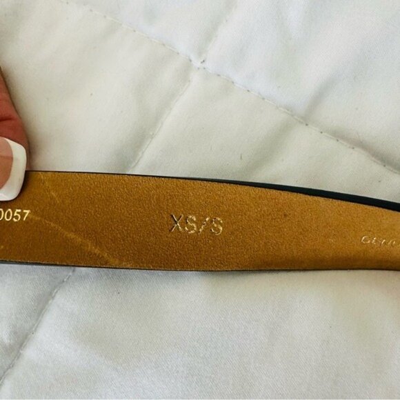 Kate Spade Kissing Bird Belt Dark blue Rhinestones In the Hoop  XS/S - Picture 14 of 15